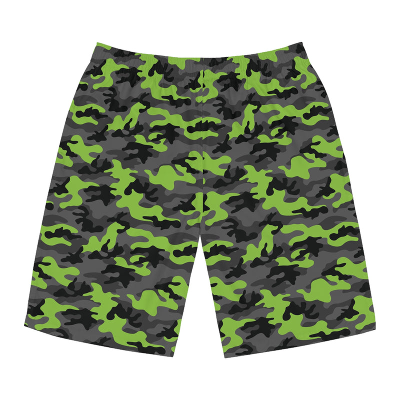 Reefmonkey Surf Green Camo Men's Board Shorts