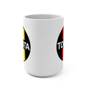 Toyota 3 Stripe Ceramic Coffee Mug Cup - Reefmonkey