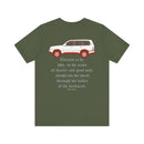 100 Series Land Cruiser Bible Verse Unisex Tee - Reefmonkey