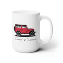 FJ40 Land Cruiser Ceramic Mug Coffee Cup 15oz - Reefmonkey Artist Jesse Clark