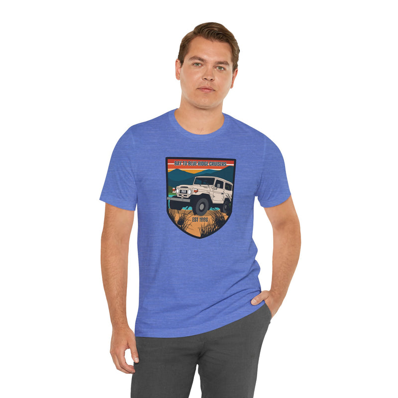 Bay to Blue Ridge Cruisers Unisex 1 Sided Tee