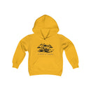 Kids FJ40 Land Cruiser Hoodie Sweatshirt Mountains Scene - Reefmonkey