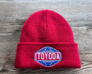 Toyoda Toyota Knitted Embroidered Knit Beanie Toboggan Winter Hat