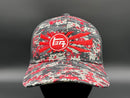 Toyota 3 Stripe TEQ Digital Camo Embroidered Structured Trucker Hat - Reefmonkey