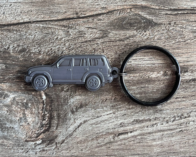 Land Cruiser 80 Series FJ80 FZJ80 3D Metal Key Chain