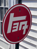 TEQ Toyota Metal Street Garage Sign 18”