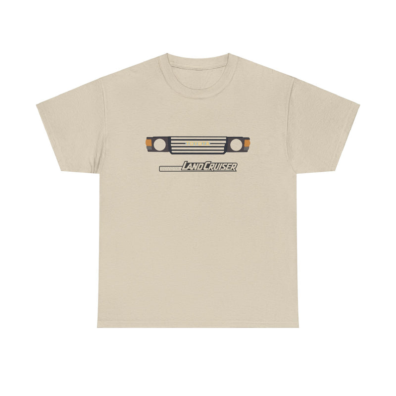 60 Series Land Cruiser Grill T shirt - Dark Logo Version - Reefmonkey