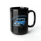 FJ40 Land Cruiser Coffee Mug Coffee Cup Black Version - Reefmonkey Artist Ren Hart