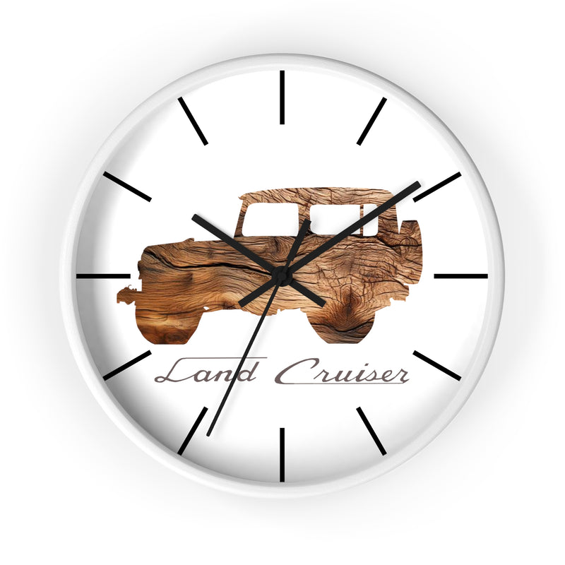 Land Cruiser FJ40 Wood Grain Wall Clock - Reefmonkey