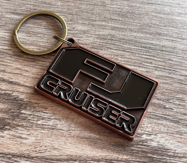 FJ Cruiser Cast Bronze Metal Key Chain Key Ring - Reefmonkey