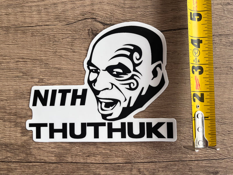Nith Thuthuki Suzuki Mike Tyson Waterproof Vinyl Decal Bumper Sticker