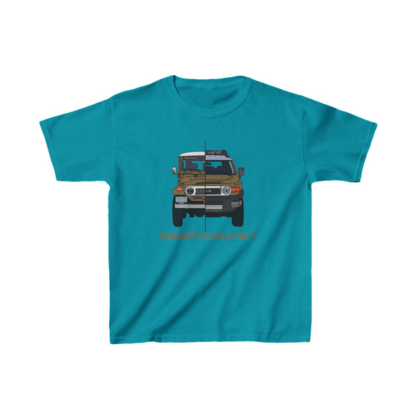 FJ40 Land Cruiser FJ Cruiser Kids Tee - Reefmonkey Artist Brody Plourde