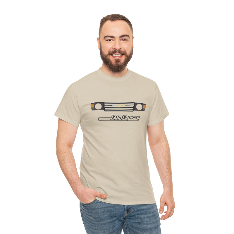 60 Series Land Cruiser Grill T shirt - Dark Logo Version - Reefmonkey