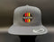 3 Stripe Toyota Flat Brim Structured Snap Back Baseball Hat Cap - Reefmonkey