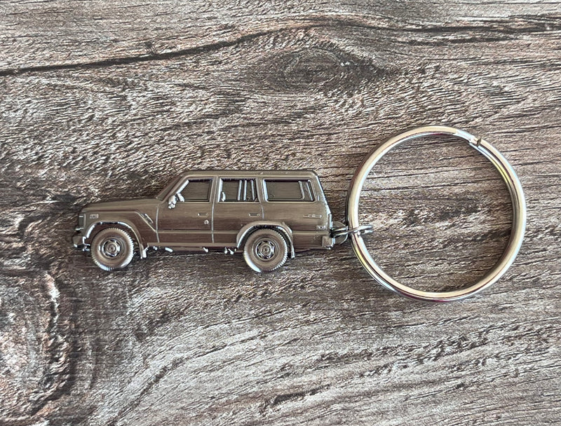 Toyota 60 Series FJ60 Land Cruiser Metal Key Chain - Reefmonkey