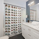 FJ40 Land Cruiser Shower Curtain Bathroom Decor - Reefmonkey Artist Jesse Clark