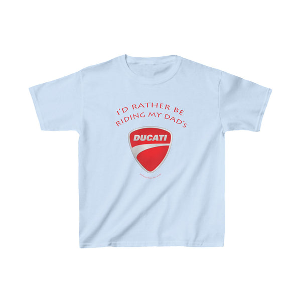 Kids Ducati Id Rather Be Driving Tee - Reefmonkey