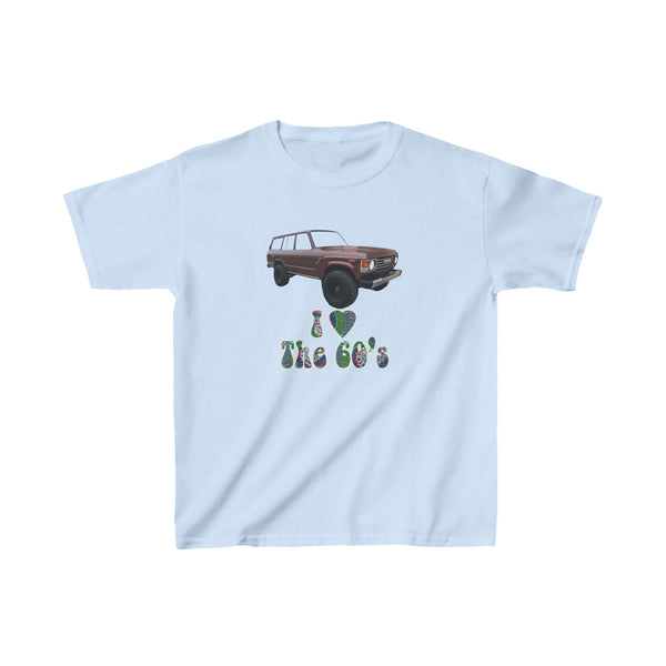 I Love the 60s Toyota FJ60 60 Series Land Cruiser Kids T shirt - Reefmonkey