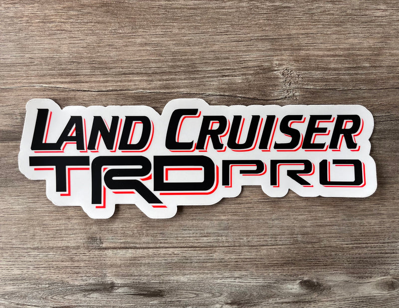 TRD Off Road Transparent TRD Pro Sticker Decal -  Reefmonkey