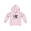 Kids FJ40 Land Cruiser Hoodie Sweatshirt Mountains Scene - Reefmonkey