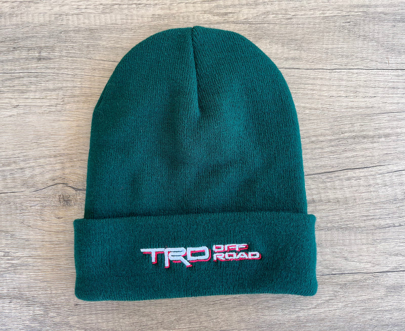 TRD Off Road Knitted Embroidered Knit Beanie Toboggan Winter Hat