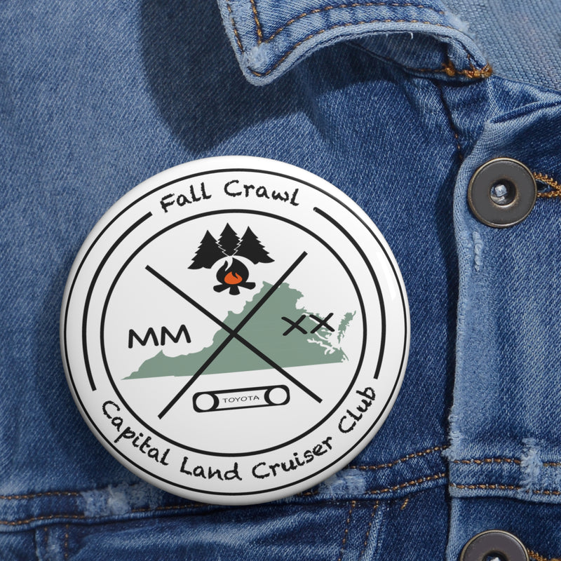 Capital Land Cruiser Club - Fall Crawl 2020 - Custom Pin Buttons