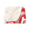 TEQ Red White Design Sherpa Fleece Blanket - Reefmonkey