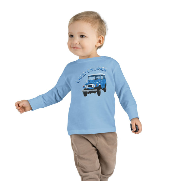 FJ40 Land Cruiser Toddler Long Sleeve Tee - Reefmonkey Artist Ren Hart