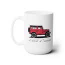 FJ40 Land Cruiser Ceramic Mug Coffee Cup 15oz - Reefmonkey Artist Jesse Clark