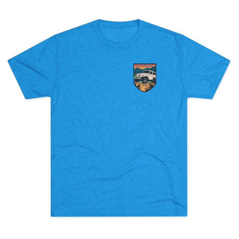 Bay to Blue Ridge Cruiser Club 2 Sided Tri blend Unisex Tee