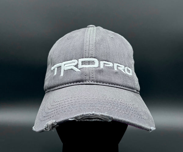 TRD Pro Toyota Embroidered Unstructured Distressed Twill Hat - Reefmonkey