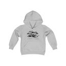 Kids FJ40 Land Cruiser Hoodie Sweatshirt Mountains Scene - Reefmonkey