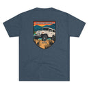 Bay to Blue Ridge Cruiser Club 2 Sided Tri blend Unisex Tee