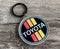 3 Stripe Toyota Old School Logo Acrylic Key Chain