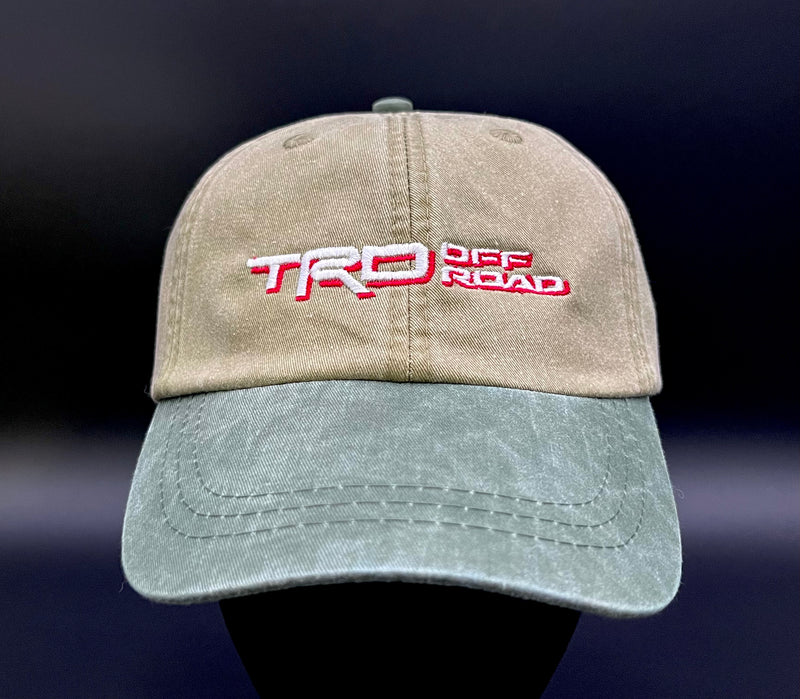 TRD Off Road Toyota Unstructured Pigment Dyed Cotton Twill Hat - Reefmonkey