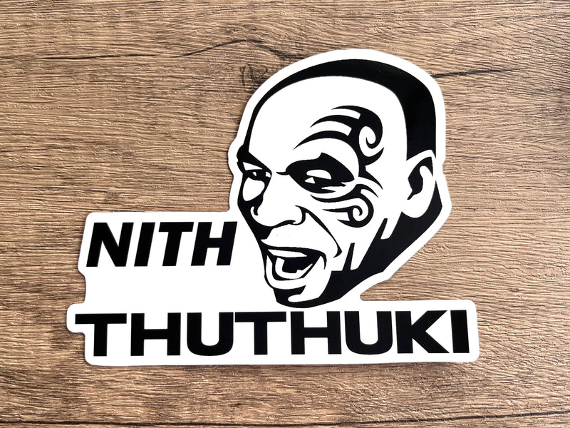Nith Thuthuki Suzuki Mike Tyson Waterproof Vinyl Decal Bumper Sticker