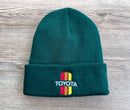 Toyota 3 Stripe Logo Beanie Toboggan Mens Winter Hat Gift