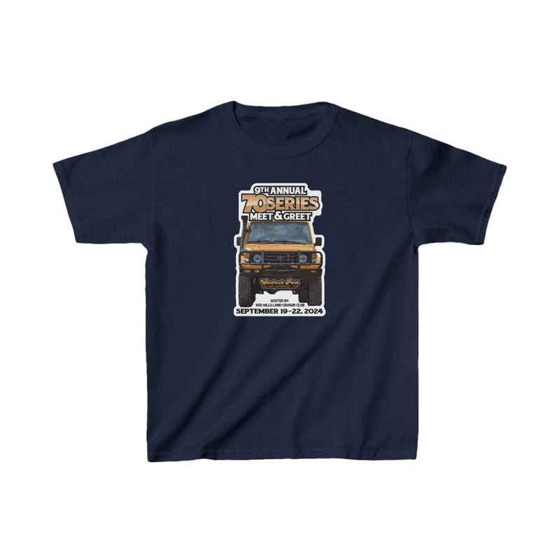 9th Annual 70 Series Meet and Greet Kids Tee - Red Hills Land Cruiser Club - Reefmonkey