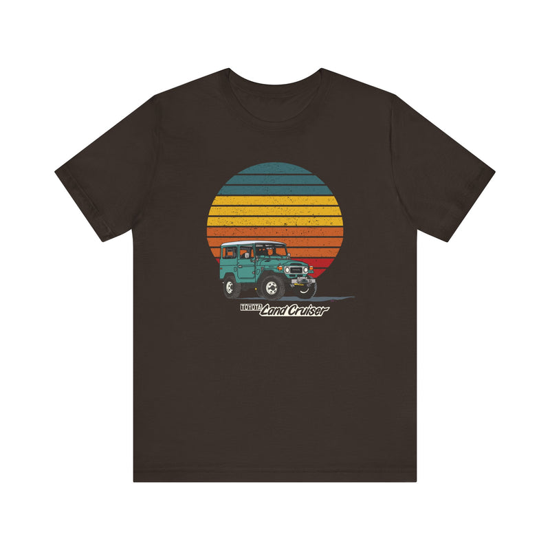 FJ40 Land Cruiser Vintage Sunset Unisex Tee - Reefmonkey Artist Brody Plourde