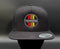 3 Stripe Toyota Flat Brim Structured Snap Back Baseball Hat Cap - Reefmonkey