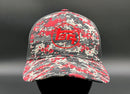 Toyota 3 Stripe TEQ Digital Camo Embroidered Structured Trucker Hat - Reefmonkey