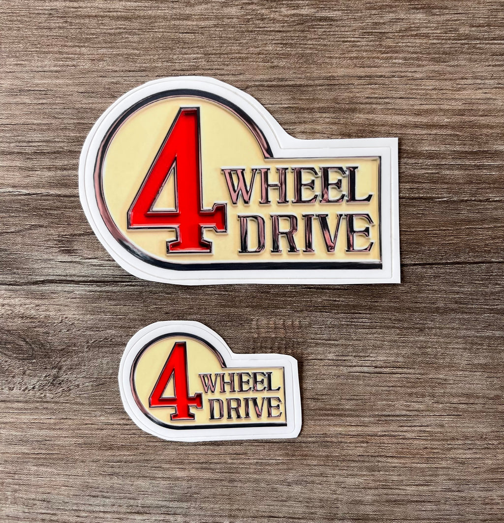 4 Wheel Drive FJ40 Toyota Land Cruiser Sticker 4WD Decal – Reefmonkey