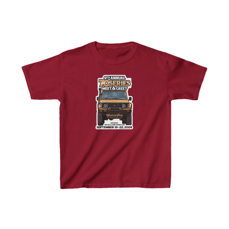 9th Annual 70 Series Meet and Greet Kids Tee - Red Hills Land Cruiser Club - Reefmonkey