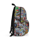 Reefmonkey Sticker Bomb Teen Adult Back Pack Cartoon Back Pack