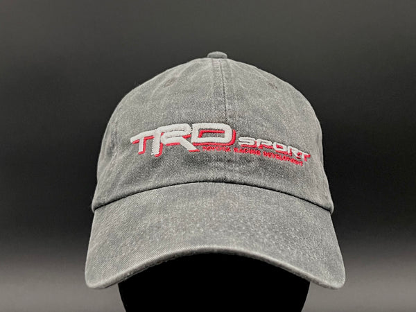 TRD Sport Toyota Unstructured Pigment Dyed Cotton Twill Hat - Reefmonkey
