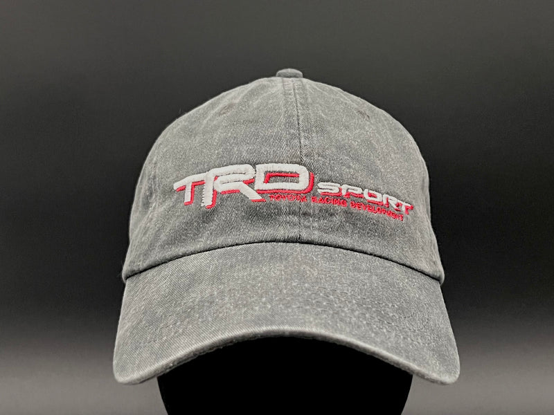 TRD Sport Toyota Unstructured Pigment Dyed Cotton Twill Hat - Reefmonkey