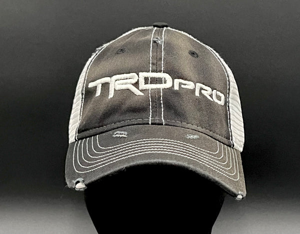 TRD Pro Embroidered Unstructured Mesh Back Trucker Hat - Reefmonkey