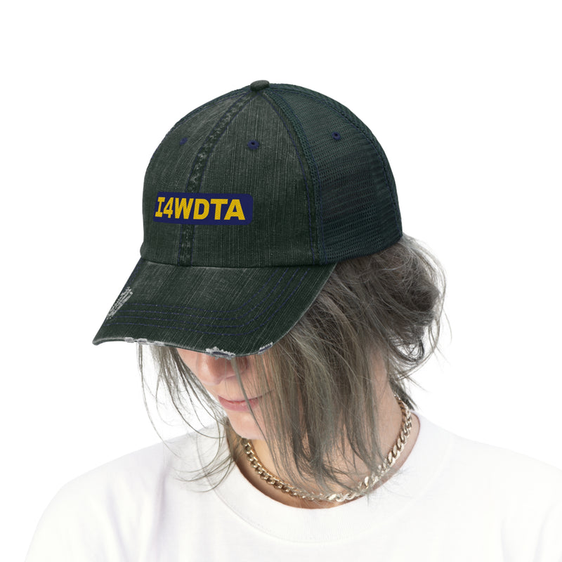 I4WDTA Basic Distressed Unisex Trucker Hat