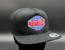 Toyoda Toyota Flat Brim Structured Snap Back Baseball Hat Cap - Reefmonkey