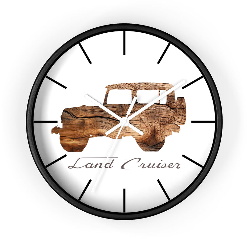 Land Cruiser FJ40 Wood Grain Wall Clock - Reefmonkey